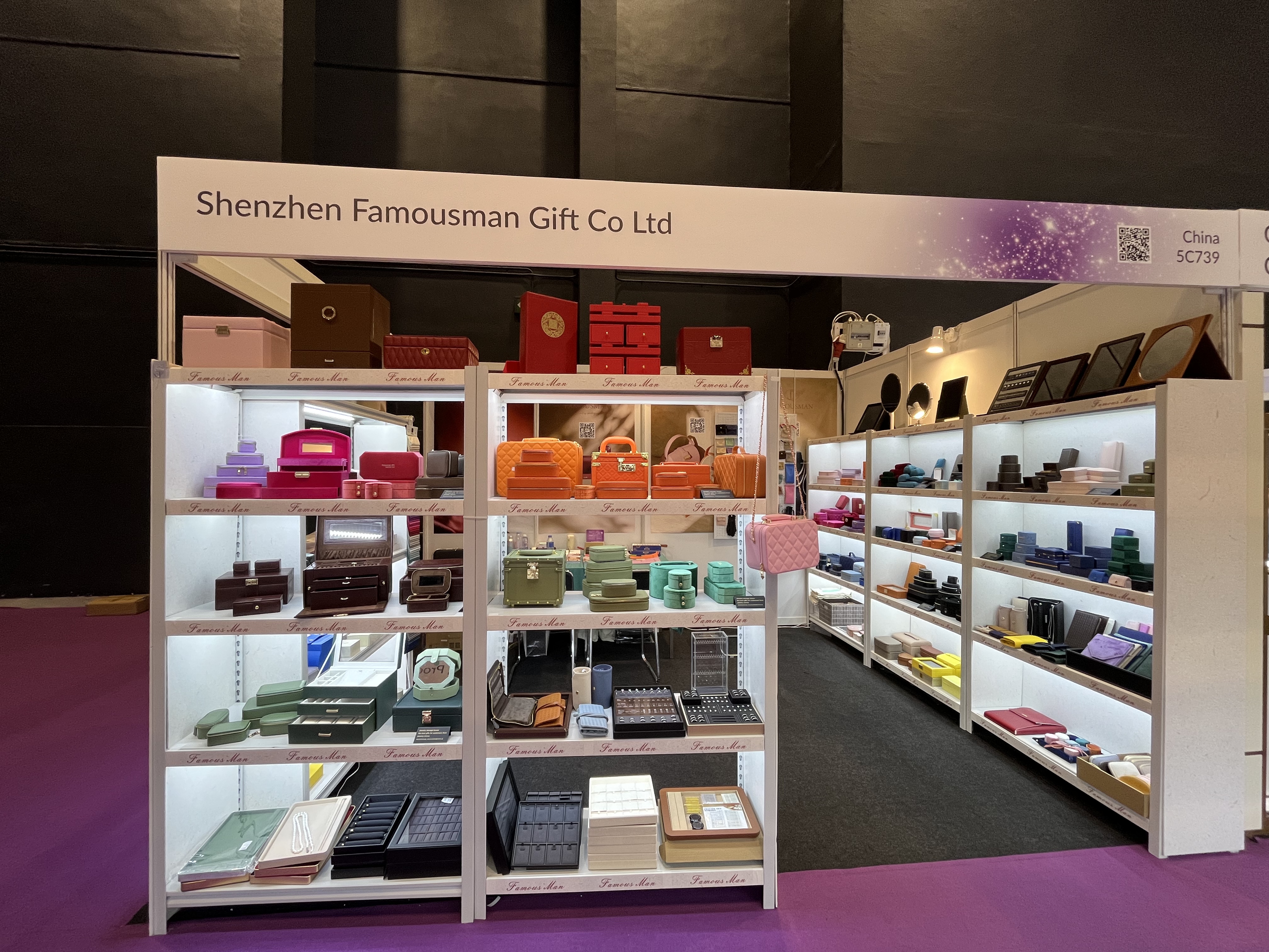 Famousman Showcases Premium Jewelry Packaging at Hong Kong International Jewellery Show